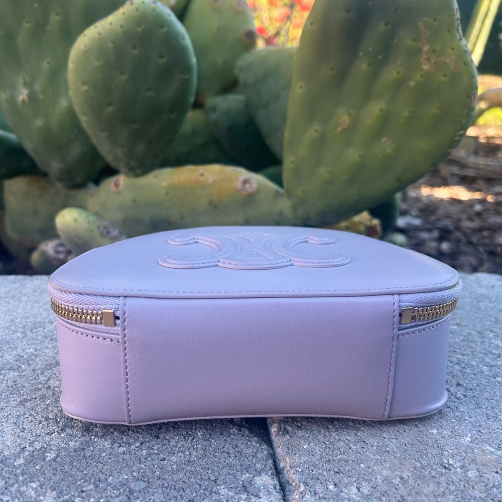 Celine Lavender Half Moon Mini Bag - Picture 6 of 9